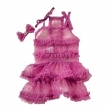 mimtto Tiered Tulle ﾄﾞﾚｽ PK